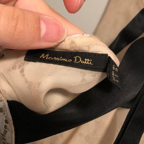 Lace Tank Top with Ribbon Straps - Picture 3 of 3